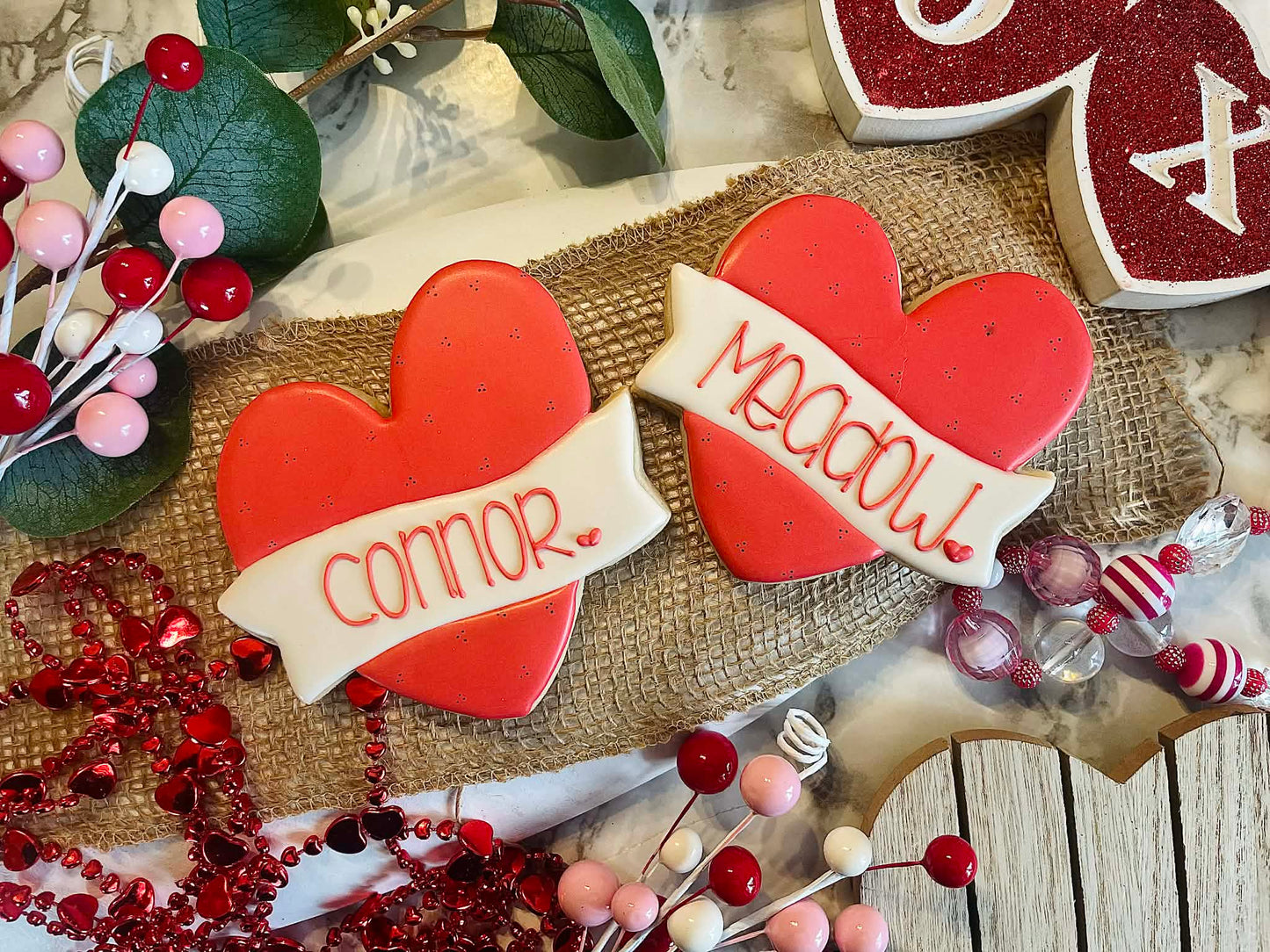 Heart Banner - Customizable